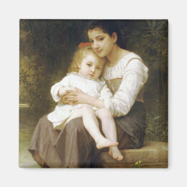 The Elder Sister (von William Bouguereau) Magnet