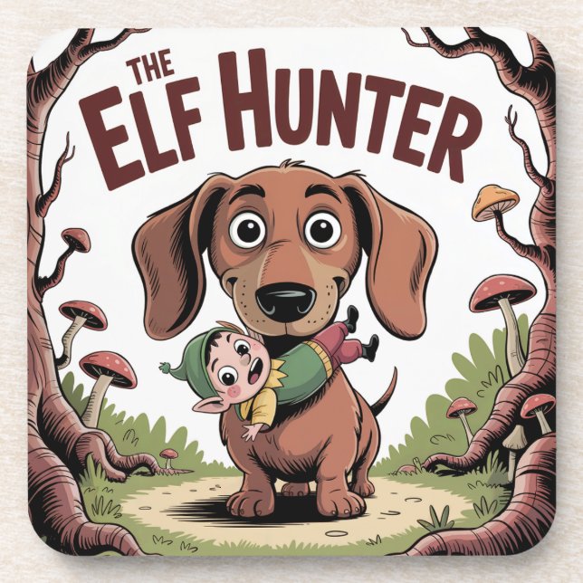 THE ELF HUNTER GETRÄNKEUNTERSETZER (Vorderseite)