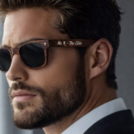 The Elite - Wooden Sunglasses – 2026 Personalized