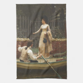 The Elopement (Romantic Date) (von E.B. Leighton) Geschirrtuch