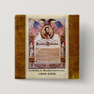 The Emancipation-Proklamations-datierter Knopf Button