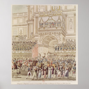 The Emperor and the Empress Receiving the Homage Poster