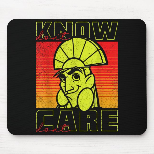 The Emperor's New Groove Kuzco Don't Know Don't Ca Mousepad (Vorne)