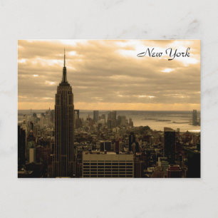 The Empire State (Sepia) Postkarte