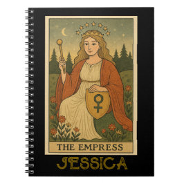 The Empress Tarot Card Unisex Notizblock