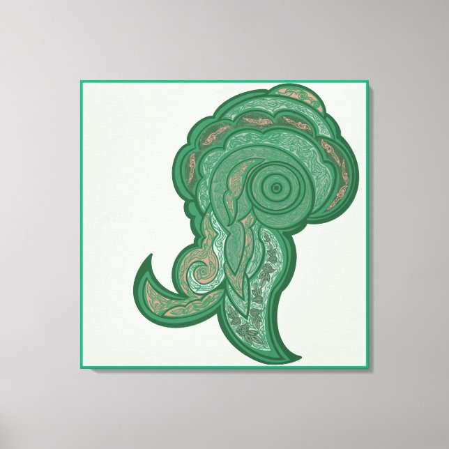 The Enchanted Coral Garden Leinwanddruck (Vorderseite)