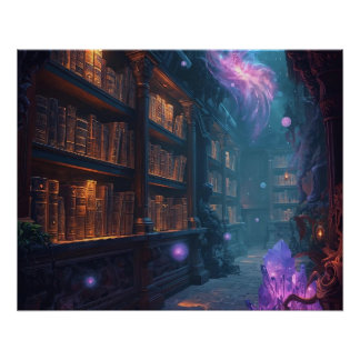The Enchanted Library Poster