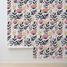 The Enchanting Garden of Contrast Tapete