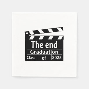 The End Abschluss 2025 Cinema Graduate Serviette