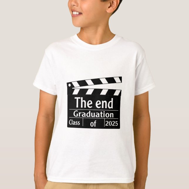 The End Abschluss 2025 Cinema Graduate T-Shirt (Vorderseite)