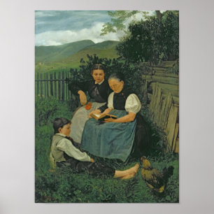 The End of the Day, 1868 Poster