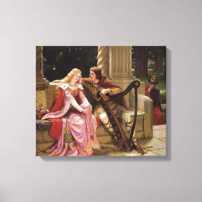 The End of the Song von Edmund Leighton, c. 1902 Leinwanddruck (Vorderseite)