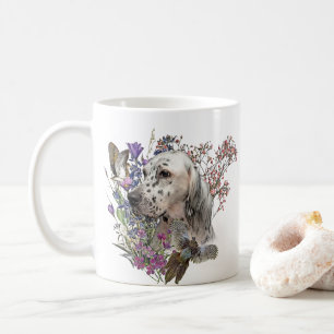 The English Setter Portrait ,     artCoffee Tasse