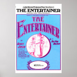 The Entertainer von Scott Joplin Poster