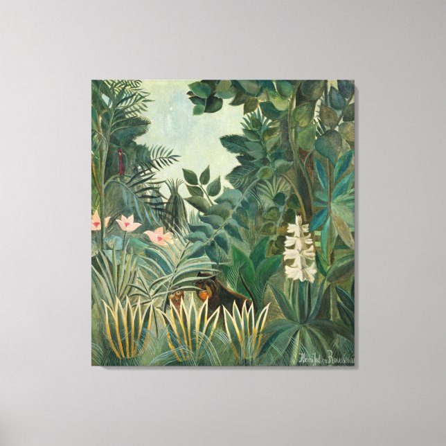 The Equatorial Jungle, 1909 Leinwanddruck (Vorderseite)