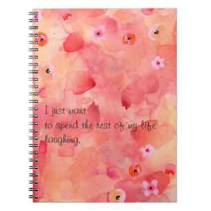 The Erholung of My Life Laghing Notebook (80 Pgs B Notizblock
