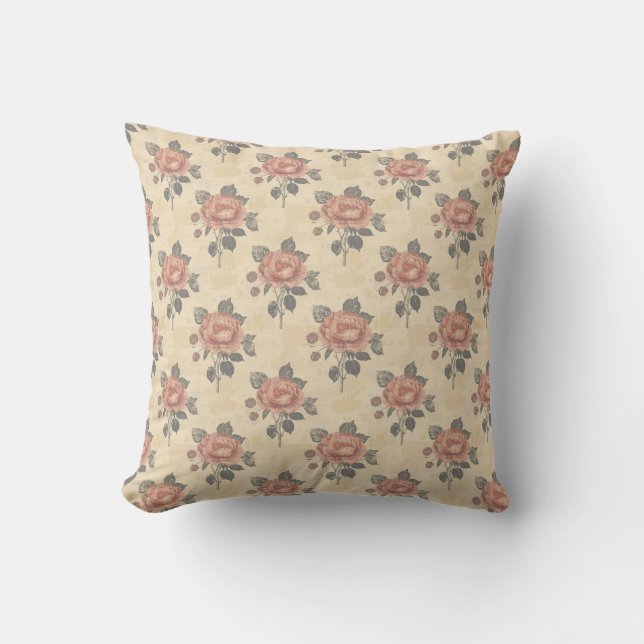 The essence of blooming grace pattern kissen (Vorderseite)