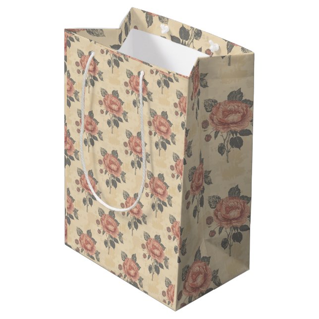 The essence of blooming grace pattern mittlere geschenktüte (Rückseite Schrägansicht)