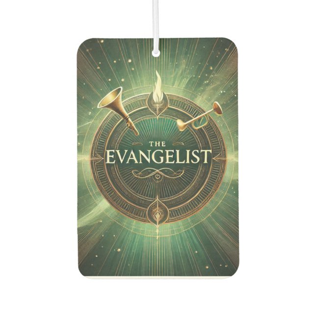 'The Evangelist' Air Freshener: Refresh your Space Autolufterfrischer (Vorderseite)