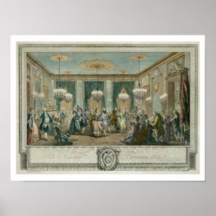 The Evening Dress Ball at the House of Monsieur Vi Poster