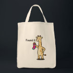 The "Everything Finder" Giraffe Canvas Tote Bag Tragetasche<br><div class="desc">Because we all know everything ends up at the bottom of a tote bag eventually. Carry your essentials (and your found treasures) in style. Eco-friendly,  aesthetic,  and speaks the truth about the daily struggle. Your new go-to bag for the gym,  grocery store,  or campus.</div>