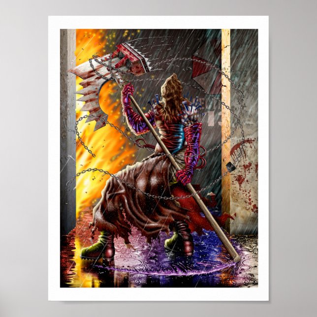 "The Executioner" - Poster von Tracy Lesch (Vorne)