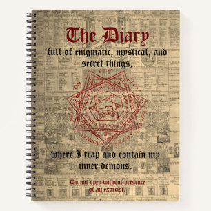 The Exorcist's Enigma: Mystisches Diary-Notebook Notizbuch