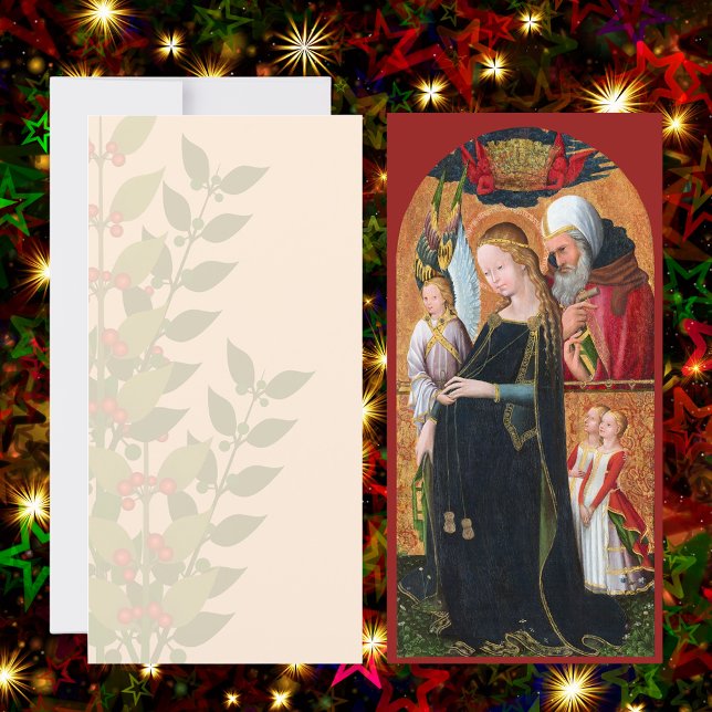The Expectant Madonna with Saint Joseph Flat Card (Von Creator hochgeladen)