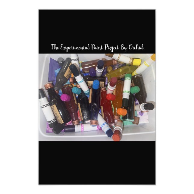 The Experimental Paint Photo Enlargement Fotodruck (Vorne)