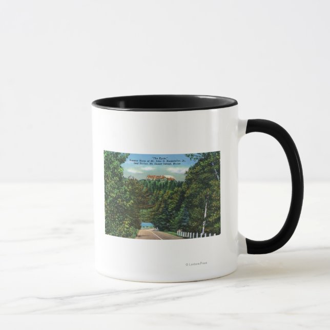 The Eyrie, John D Rockefeller Jr Zuhause Tasse (Rechts)