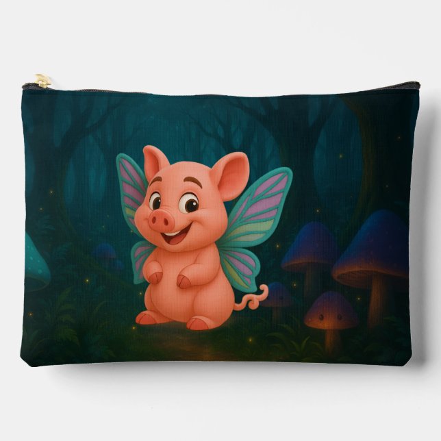 The Fairy Critters™ Fairy Piglet Zubehörtasche (Vorderseite)
