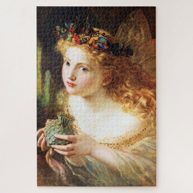 The Fairy Queen - Sophie Anderson Puzzle (Vertikal)