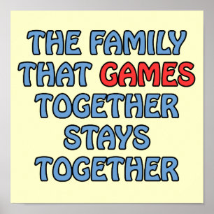 The Family That Games Together Poster