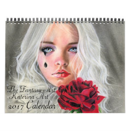 The Fantasy Art of Katerina Art 2017 Wand Kalender