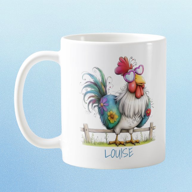 The Fashion Police Called… This Chicken Answered  Kaffeetasse (Von Creator hochgeladen)
