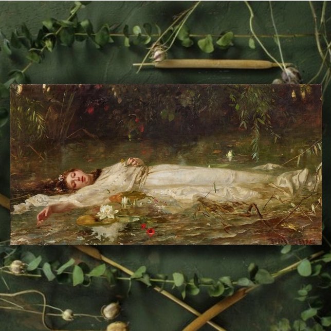 The Fate of Ophelia Greeting Card Karte (Von Creator hochgeladen)