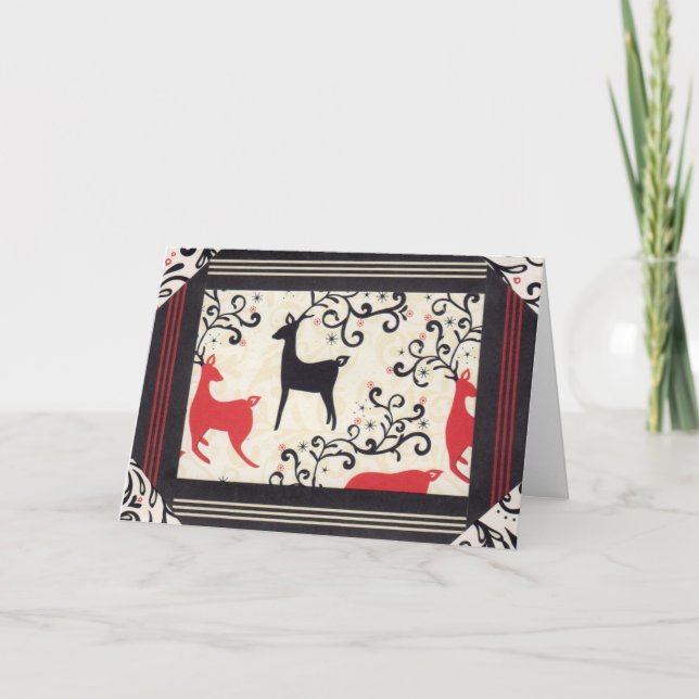 The Feel of Christmas Feiertagskarte (Vorderseite)