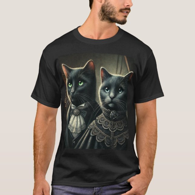 "The Feline Enchantment: Wächter der Geheimnisse u T-Shirt (Vorderseite)