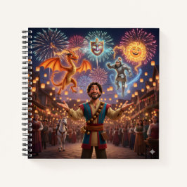 The Festival Jester Notebook Notizbuch
