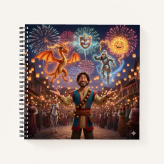 The Festival Jester Notebook Notizbuch