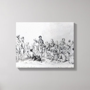 The Field-Prediger, 1837 Leinwanddruck