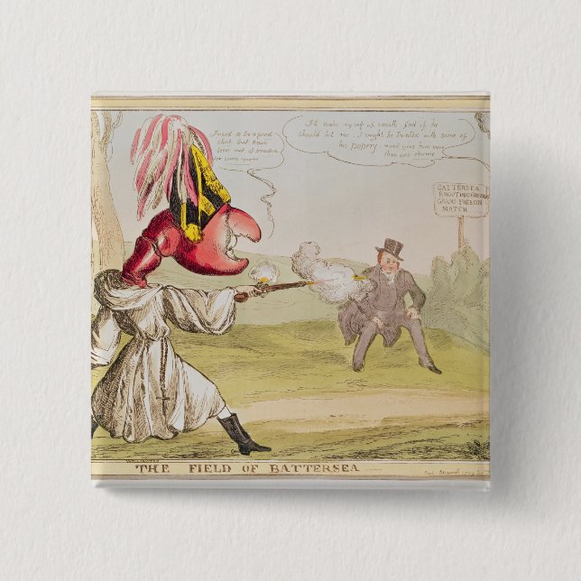 The Field von Battersea, 1829 Button (Vorderseite)