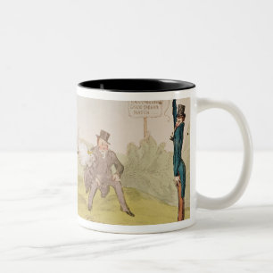 The Field von Battersea, 1829 Zweifarbige Tasse
