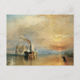 The Fighting Temeraire von Joseph Turner, Maritime Postkarte