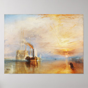 The Fighting Temeraire, von Künstler Turner, J. M. Poster