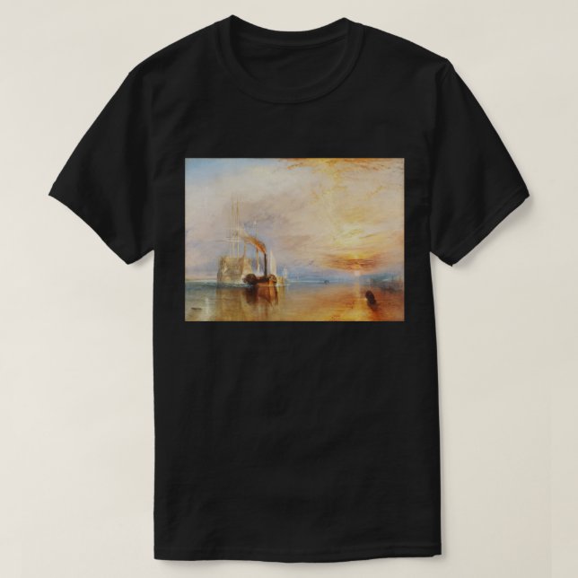 The Fighting Temeraire, von Künstler Turner, J. M. T-Shirt (Design vorne)
