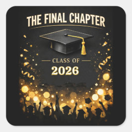 The Final Chapter Graduation 2026 Custom Sticker