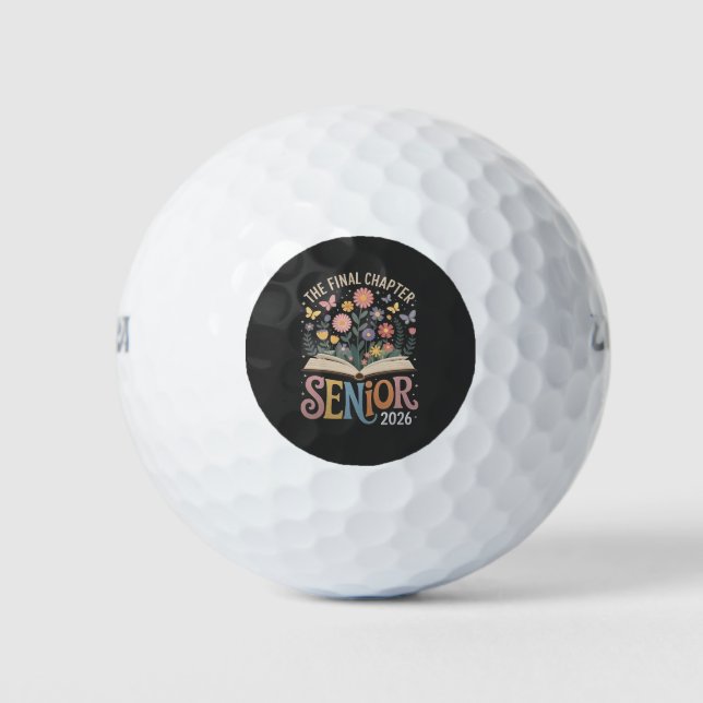 The Final Chapter Senior 2026 Abschluss Blossom Golfball (Vorderseite)