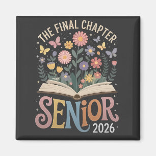 The Final Chapter Senior 2026 Abschluss Blossom Magnet