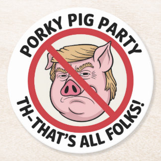 The Final Snort: Ending the Political Monopoly Runder Pappuntersetzer